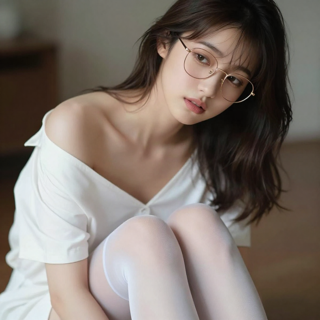 AI Image Generator - Z-Image Turbo: Stunning portrait of a 25-year-old Japanese woman featuring delicate facial features, ...